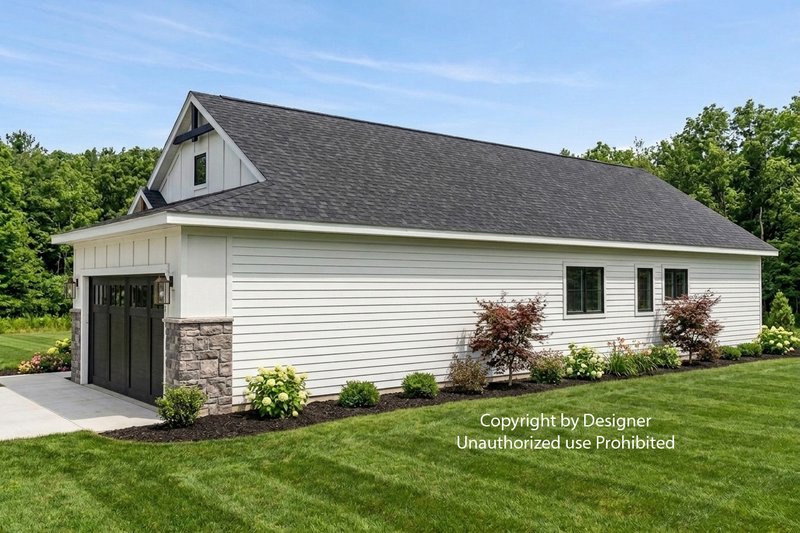 Dream House Plan - Exterior - Front Elevation 3 for Farmhouse House Plan #51-1547 - 2 bed, 2 bath