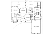 Mediterranean Style House Plan - 4 Beds 3.5 Baths 3254 Sq/Ft Plan #1-804 
