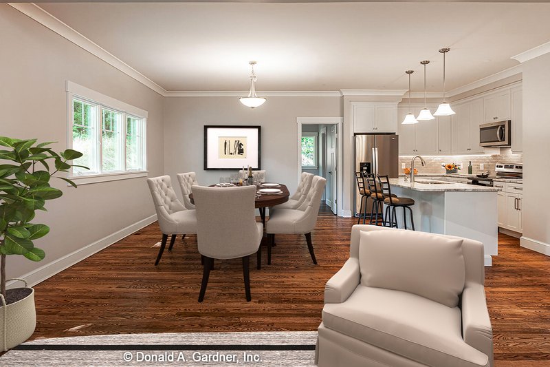 Architectural House Design - Interior - Dining Room for Cottage House Plan #929-1126 - 3 bed, 3.5 bath