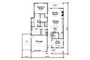 Craftsman Style House Plan - 3 Beds 2.5 Baths 2738 Sq/Ft Plan #20-2571 