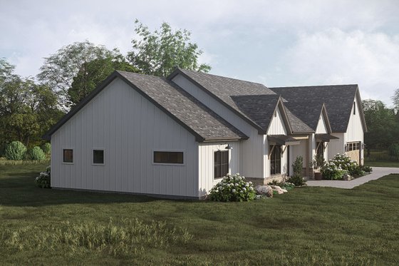 Exterior - Other Elevation 1 for Farmhouse House Plan #455-735 - 3 bed, 2.5 bath