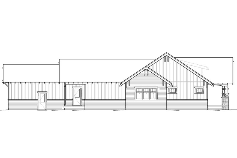 Home Plan - Exterior - Other Elevation 1 for Bungalow House Plan #434-3 - 3 bed, 2.5 bath
