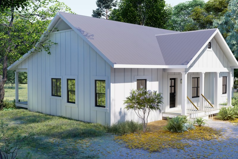 Dream House Plan - Exterior - Front Elevation 3 for Cottage House Plan #44-247 - 3 bed, 2 bath