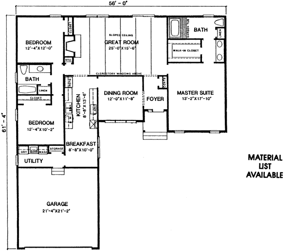 Floor Plan - Main Floor Plan #10-139