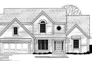 Traditional Style House Plan - 4 Beds 4 Baths 2637 Sq/Ft Plan #67-134 