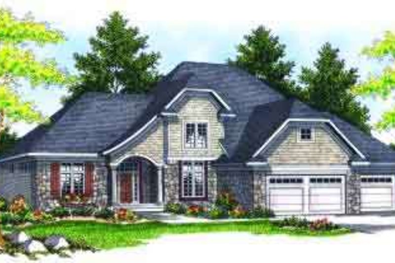 Dream House Plan - Colonial Exterior - Front Elevation Plan #70-622