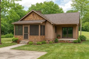 Country Exterior - Front Elevation Plan #17-2607