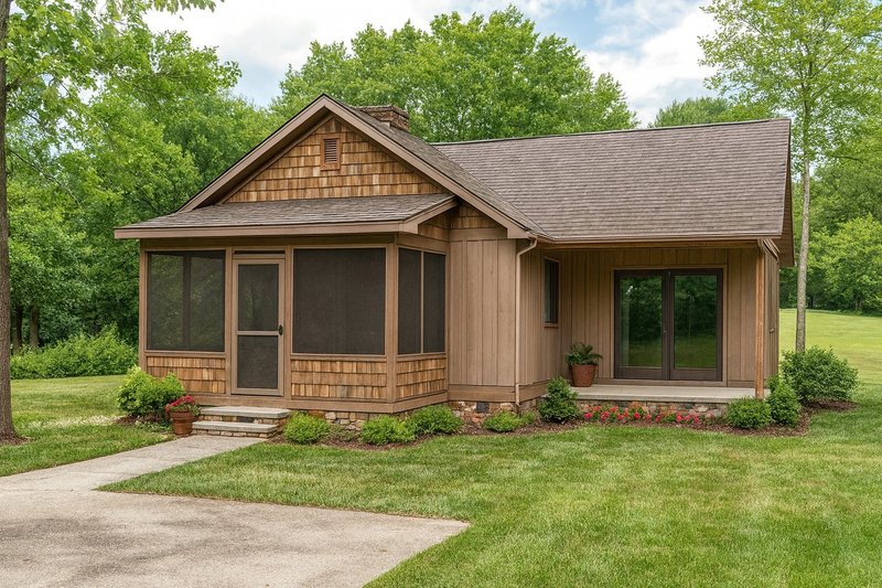 Home Plan - Country Exterior - Front Elevation Plan #17-2607