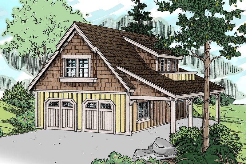 House Plan Design - Craftsman Exterior - Front Elevation Plan #124-934