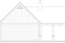 House Blueprint - Farmhouse Exterior - Rear Elevation Plan #23-2829