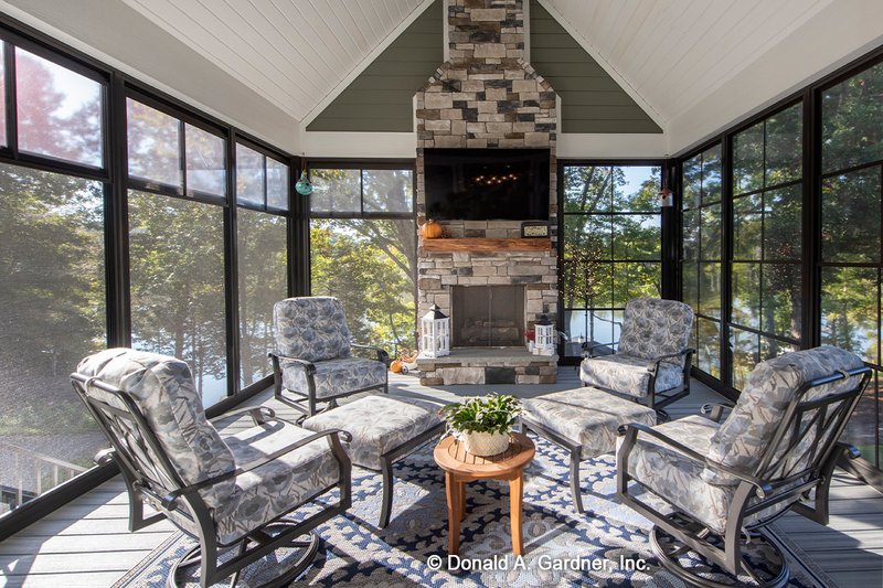 Dream House Plan - Exterior - Covered Porch for Traditional House Plan #929-1042 - 5 bed, 5 bath