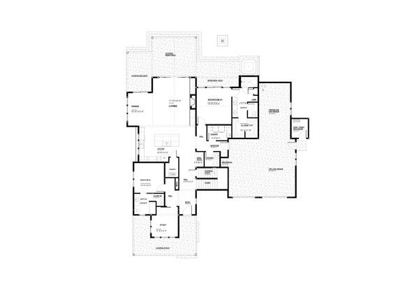 Home Plan - Farmhouse Floor Plan - Main Floor Plan #895-145