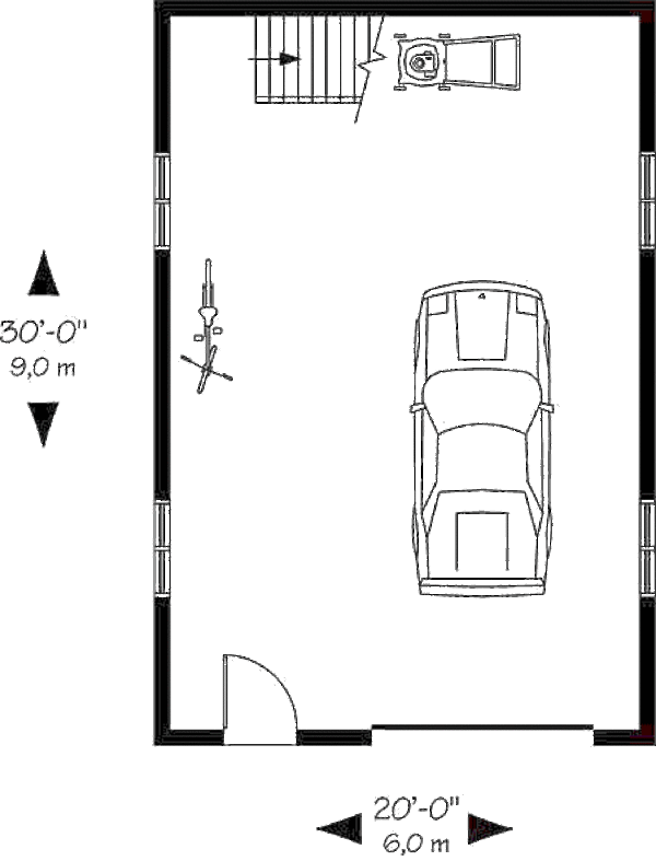 House Design - Contemporary Floor Plan - Main Floor Plan #23-455