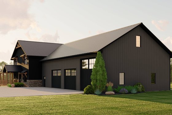 Exterior - Other Elevation for Barndominium House Plan #1064-223 - 3 bed, 2.5 bath