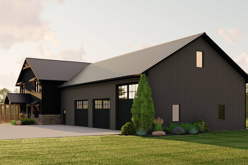 Architectural House Design - Exterior - Other Elevation for Barndominium House Plan #1064-223 - 3 bed, 2.5 bath