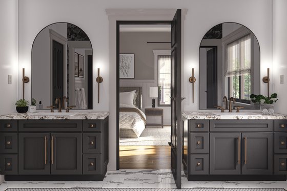 Interior - Master Bathroom for Colonial House Plan #455-467 - 3 bed, 3.5 bath