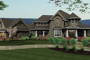 Photo 9 for Craftsman House Plan #120-173 - 4 bed, 4 bath