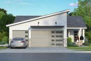 Contemporary Style House Plan - 3 Beds 2 Baths 1494 Sq/Ft Plan #112-172 