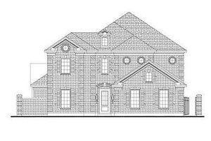 Colonial Exterior - Front Elevation Plan #411-887