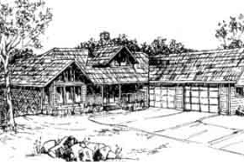 Home Plan - Traditional Exterior - Front Elevation Plan #117-204