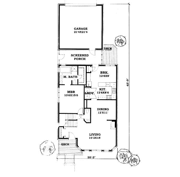 Traditional Floor Plan - Main Floor Plan #50-224