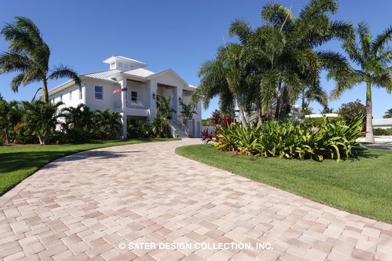 Exterior - Front Elevation 3 for Beach House Plan #930-530 - 4 bed, 3 bath