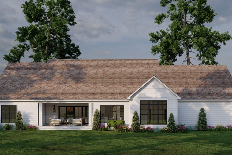Dream House Plan - Exterior - Other Elevation 2 for Farmhouse House Plan #923-380 - 3 bed, 2.5 bath