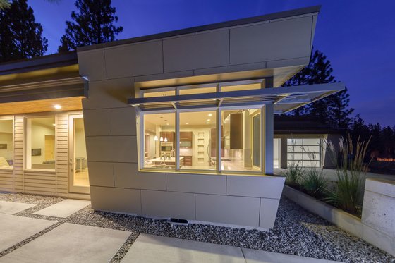 Exterior - Other Elevation 1 for Modern House Plan #892-8 - 2 bed, 2 bath