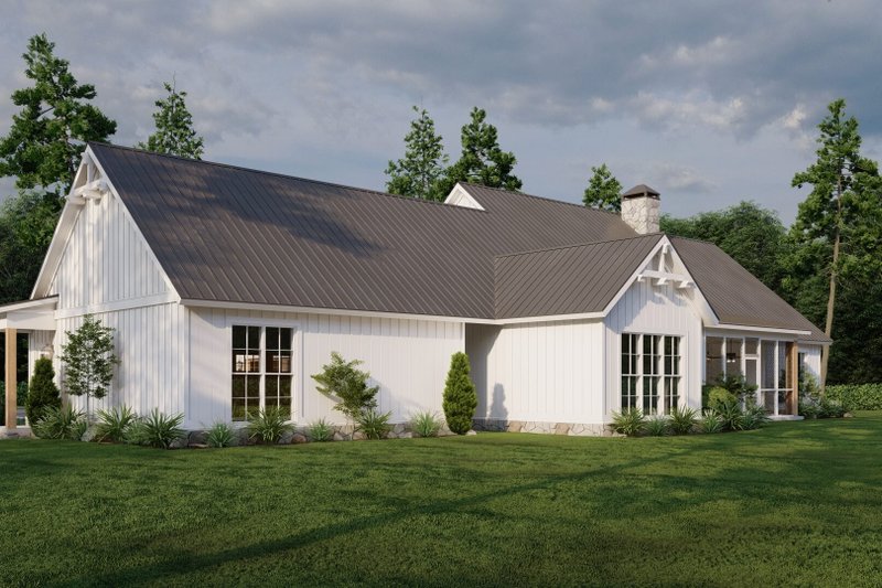 Dream House Plan - Exterior - Other Elevation 2 for Farmhouse House Plan #923-359 - 5 bed, 3 bath