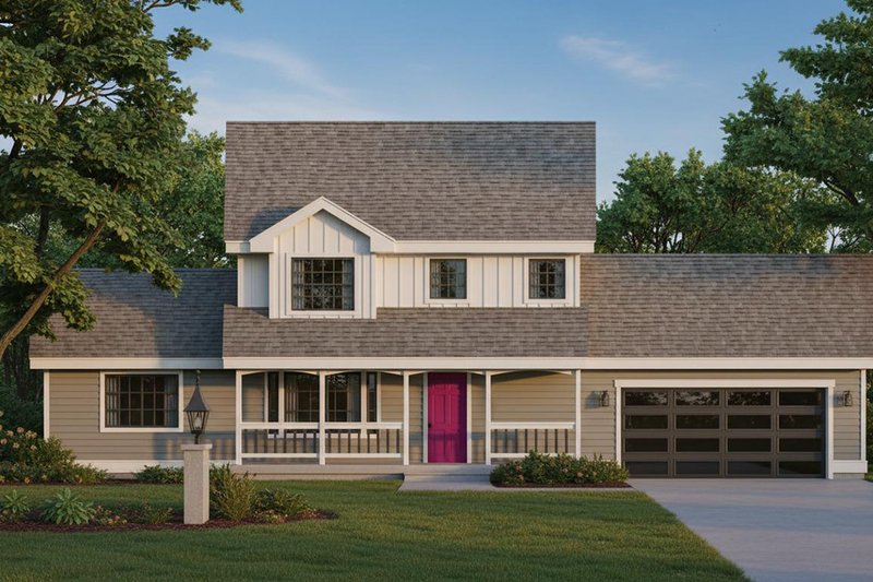 Home Plan - Traditional Exterior - Front Elevation Plan #99-204