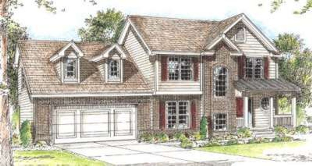 Traditional Style House Plan - 3 Beds 3 Baths 1783 Sq/Ft Plan #20-1723