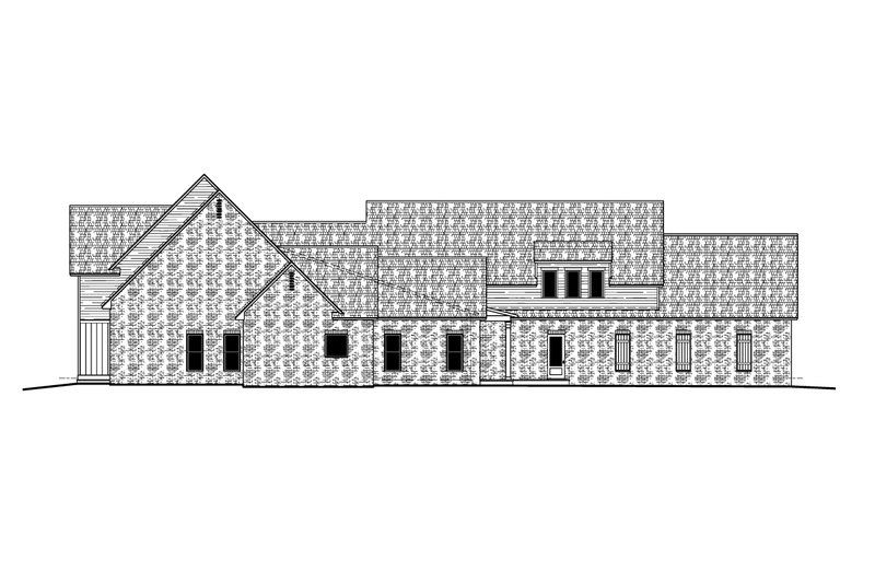 Architectural House Design - Exterior - Other Elevation 1 for Modern House Plan #1081-11 - 4 bed, 4.5 bath