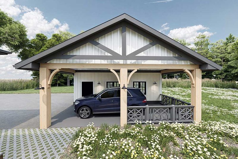 Home Plan - Exterior - Other Elevation 1 for Farmhouse House Plan #1101-29, 0 bath