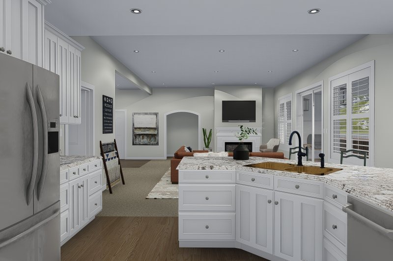 Architectural House Design - Interior - Kitchen 2 for Traditional House Plan #1060-69 - 5 bed, 4.5 bath