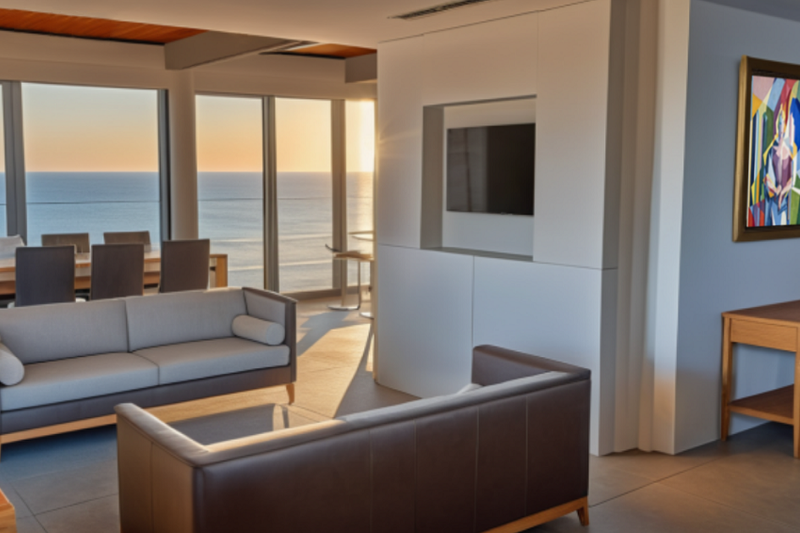 Dream House Plan - Interior - Family Room for Modern House Plan #542-4 - 3 bed, 3 bath