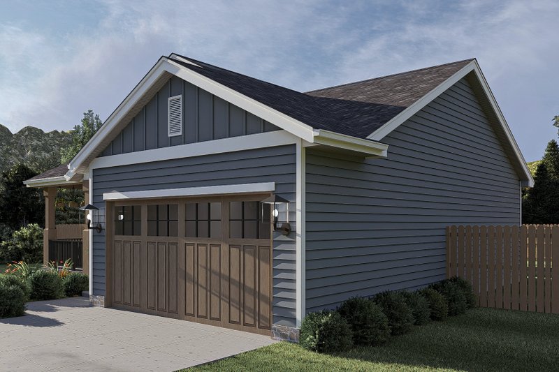 House Design - Exterior - Other Elevation 1 for Traditional House Plan #455-226 - 1 bed, 1 bath