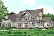 Farmhouse Style House Plan - 5 Beds 2.5 Baths 3005 Sq/Ft Plan #11-125 