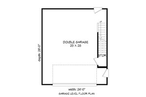 Floor Plan - Main Floor for Colonial House Plan #932-131, 0 bath