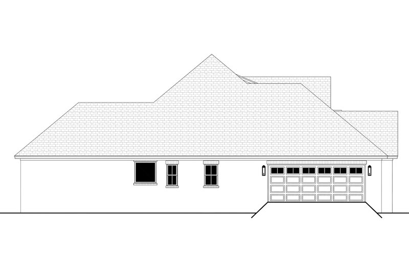 Architectural House Design - Exterior - Other Elevation for Country House Plan #430-143 - 4 bed, 2.5 bath