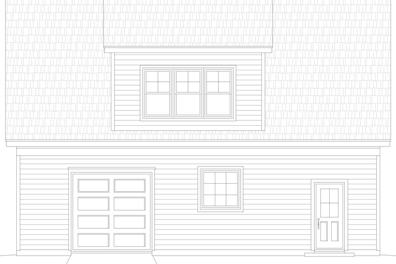 Dream House Plan - Exterior - Other Elevation for Southern House Plan #932-1291 - 1 bed, 1 bath