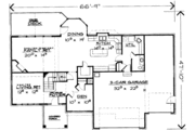 European Style House Plan - 5 Beds 2.5 Baths 2466 Sq/Ft Plan #308-103 