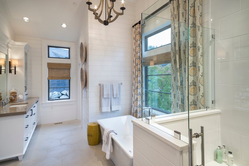 House Plan Design - Master Bathroom - 4900 square foot Colonial home