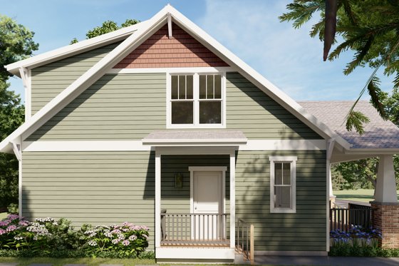 Exterior - Other Elevation for Craftsman House Plan #461-50 - 3 bed, 2.5 bath