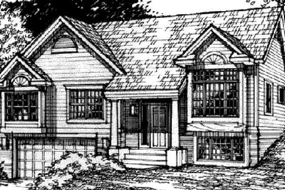 Exterior - Other Elevation for Traditional House Plan #320-369 - 3 bed, 2 bath
