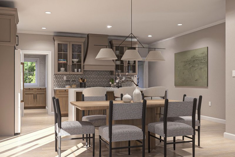 Home Plan - Interior - Dining Room for Farmhouse House Plan #455-409 - 3 bed, 2.5 bath