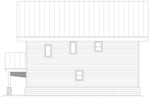 Exterior - Rear Elevation for Traditional House Plan #932-545 - 2 bed, 2 bath