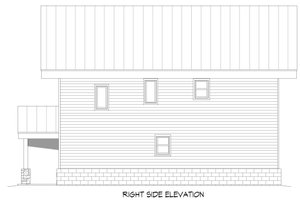 Exterior - Other Elevation 1 for Contemporary House Plan #932-365 - 2 bed, 2 bath