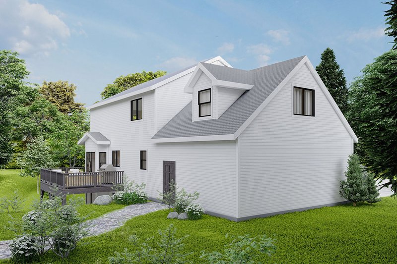 Home Plan - Exterior - Other Elevation for Country House Plan #124-1377 - 3 bed, 2.5 bath