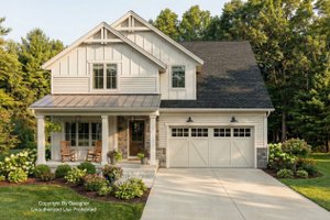 Farmhouse Exterior - Front Elevation Plan #51-1357