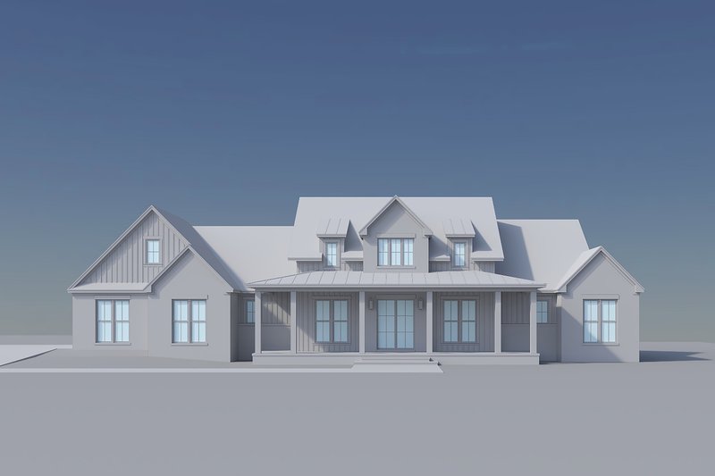 Dream House Plan - Exterior - Front Elevation 11 for Farmhouse House Plan #430-421 - 3 bed, 3.5 bath
